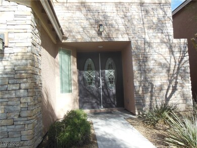 Entrance to property with french doors, stone sidi