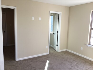 Bedroom three upstairs has 2 walk in closets