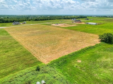 Aerial view of sparsely populated area