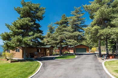 Guest cottage and main home