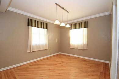 Dining Room. Dining area with a unique hardwood in