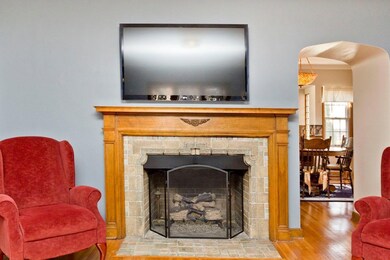 gas log fireplace