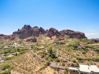 Aerial view of camelback
