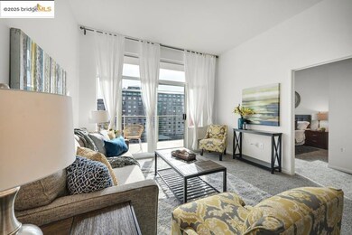 Living room featuring carpet floors