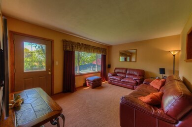 LIVING ROOM WITH NEWER CARPET