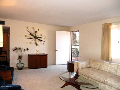 Front entry into living room