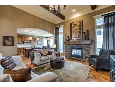 Fantastic Great Room with custom architectural fea