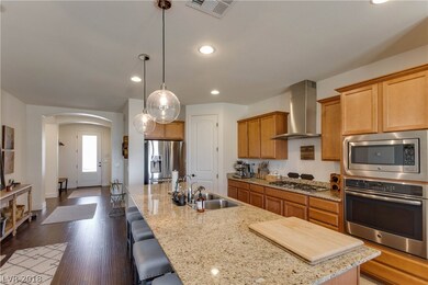 Large Kitchen Island With Bar, Built In Gas Double