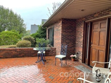 Brick front patio - great for relaxing