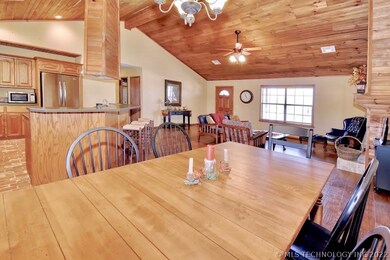 Great room- great space! Beautiful wood trim on va