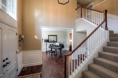 Inviting Foyer is a stunning first impression!