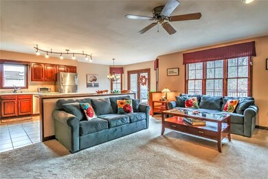 The heart of the home.  Open floor plan provides f