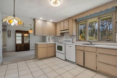 Kitchen into dining room