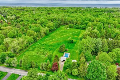 AERIAL VIEW FROM SOUTH - NORTH . .  .FRONT TO REAR