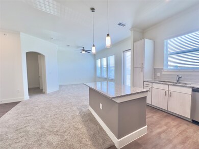 Study off of living room and dining room off of en