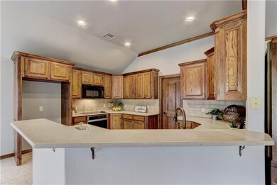Large kitchen with huge walk-in pantry. Plenty of 