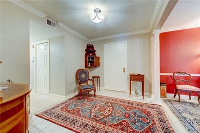 Large entry foyer, laundry room and coat closet to