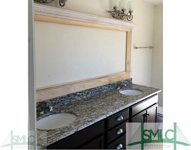 Master Bath/Spa. Double vanities with granite coun