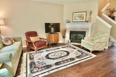 A gas fireplace always adds charm to a room, no matter the weather.