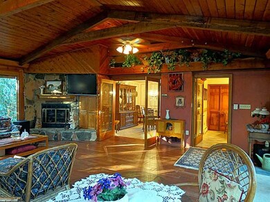 Family Room. Gas log fireplace and great open layo
