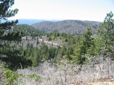 View across valley from lot