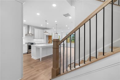 stairs leading upstairs feature oak treads