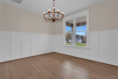 Dining with Custom Wainscotting