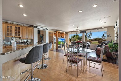 Kitchen into great room