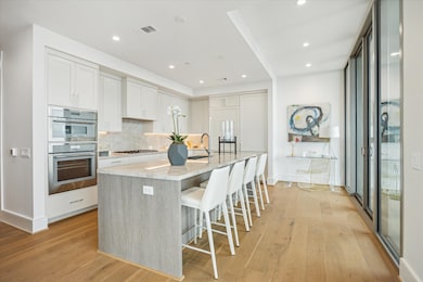 Stunning chef’s kitchen with elegant modern design