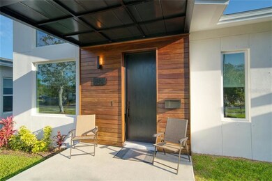 Front Exterior with beautiful tigerwood front faca