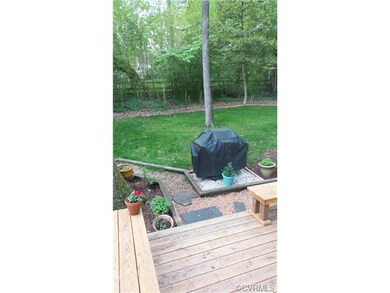 Tiered deck with grilling pad