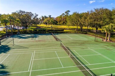 View of tennis court