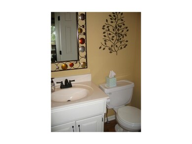 Half bath on main floor.
