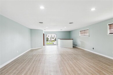 Bonus room has a bar!