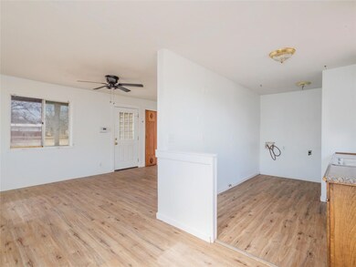 Kitchen through to laundry and back door