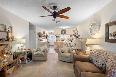 View from sliding door to Florida room