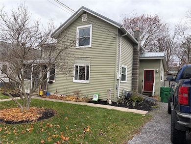 Driveway side of home