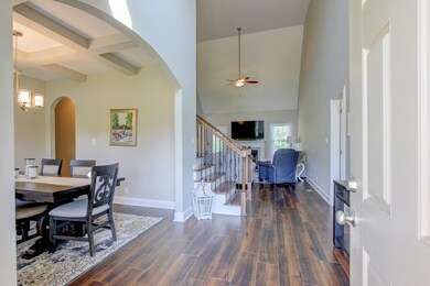 View from front entry foyer