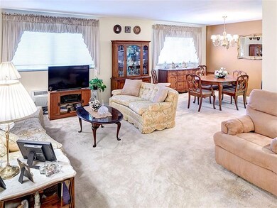 Living and dining room.