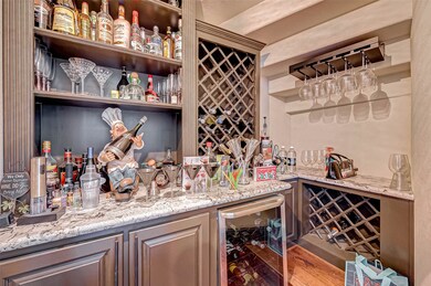 Your preferred drink(s) will have their own space in this wine room.