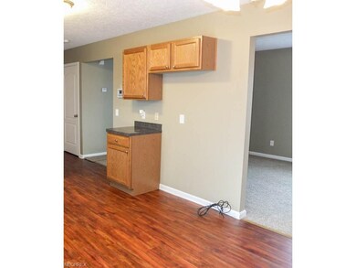 Kitchen has a pantry.