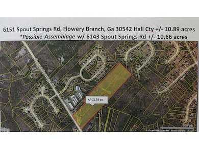 Aerial View. Possible assemblage to +/- 20 ac  w 6