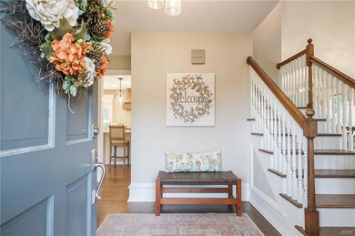 The Stunning Mahogany Hardwoods greet you as soon 