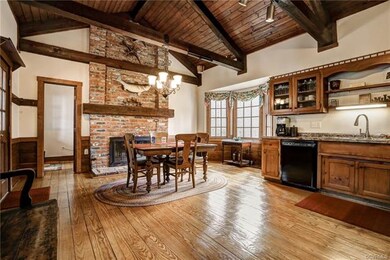 Look at that Old Brick Fireplace in the Kitchen, i