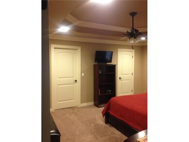 Master Bedroom. Master bedroom has large walk in c