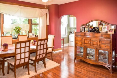 The formal dining room greets you into this lovely