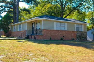 Single story home located on corner lot