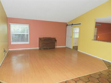 View of living room from front door