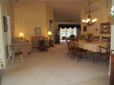 Great room as enter from front door