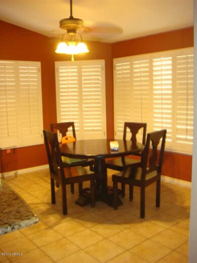 Dining area in kitchen